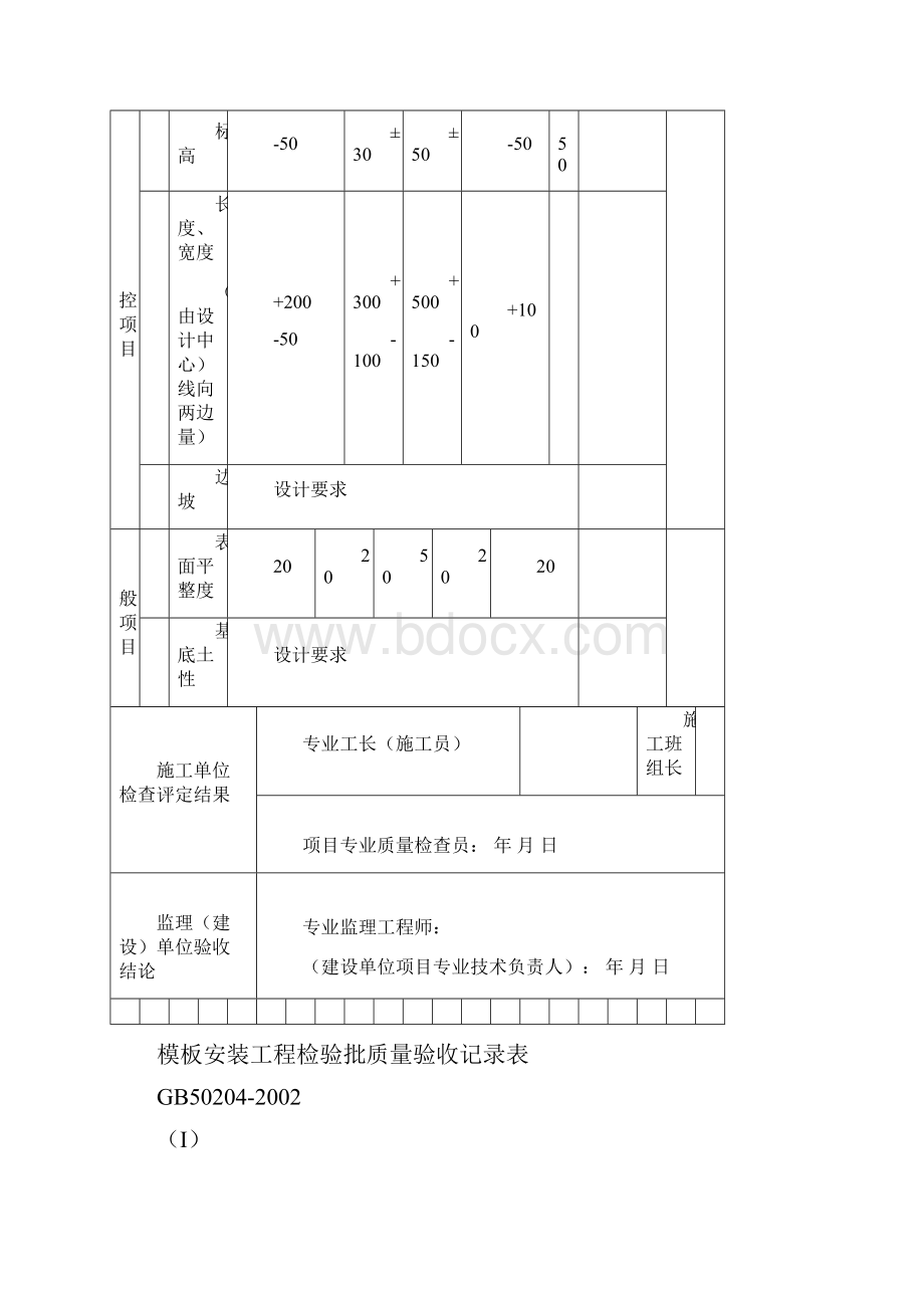 地基基础工程检验批质量验收记录表.docx_第2页