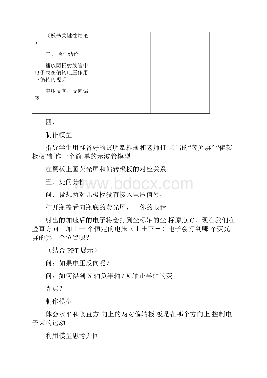 高中物理示波管的工作原理教学设计学情分析教材分析课后反思.docx_第2页