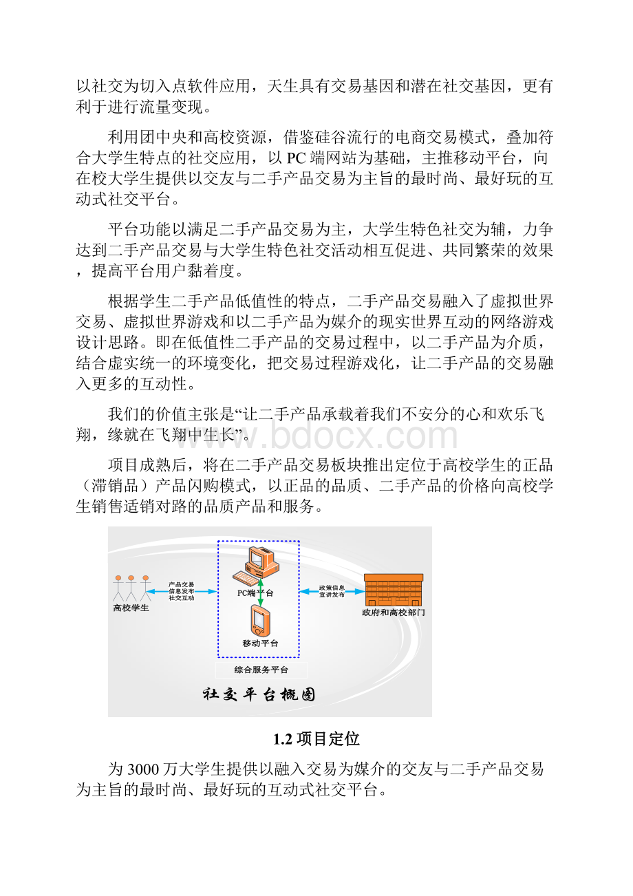 实用大学生二手产品交易互动式社交平台建设规划商业计划书.docx_第3页