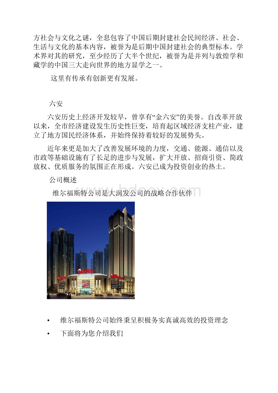 六安市城市综合体项目策划书.docx_第2页