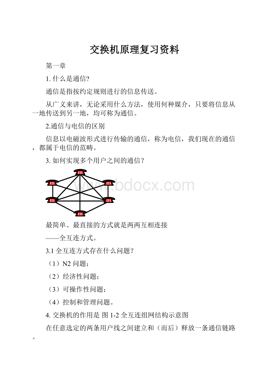 交换机原理复习资料.docx