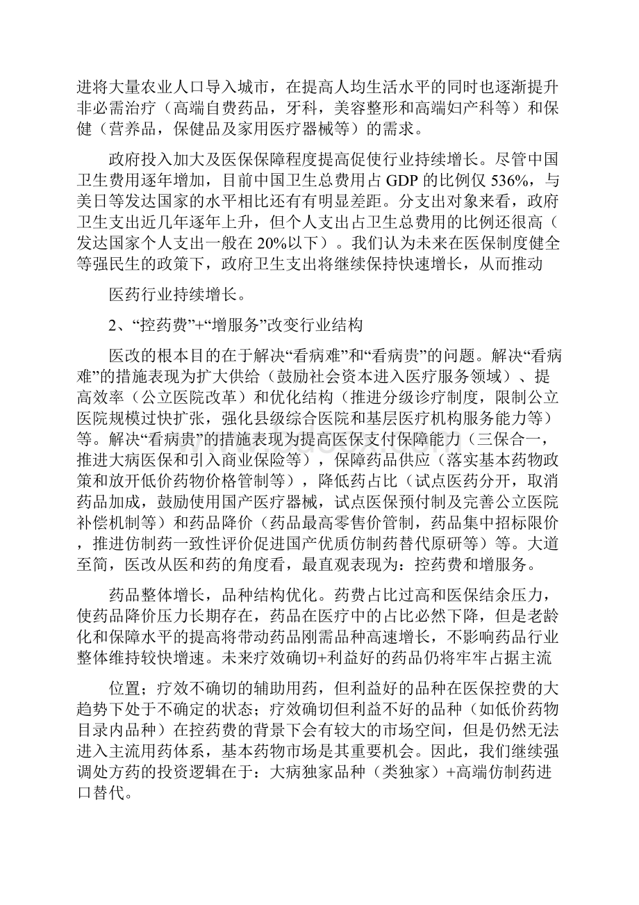 中国医药生物行业分析报告精编.docx_第3页