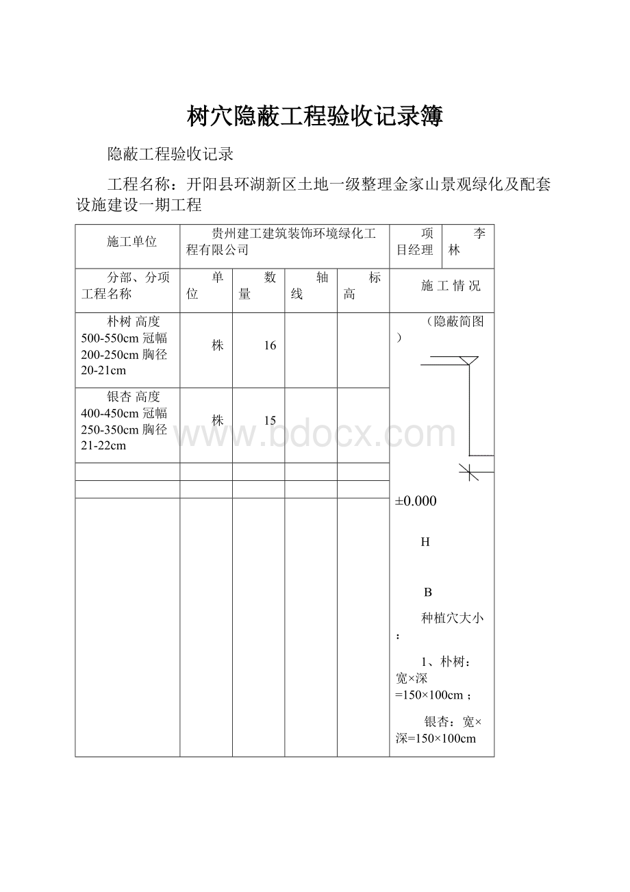 树穴隐蔽工程验收记录簿.docx