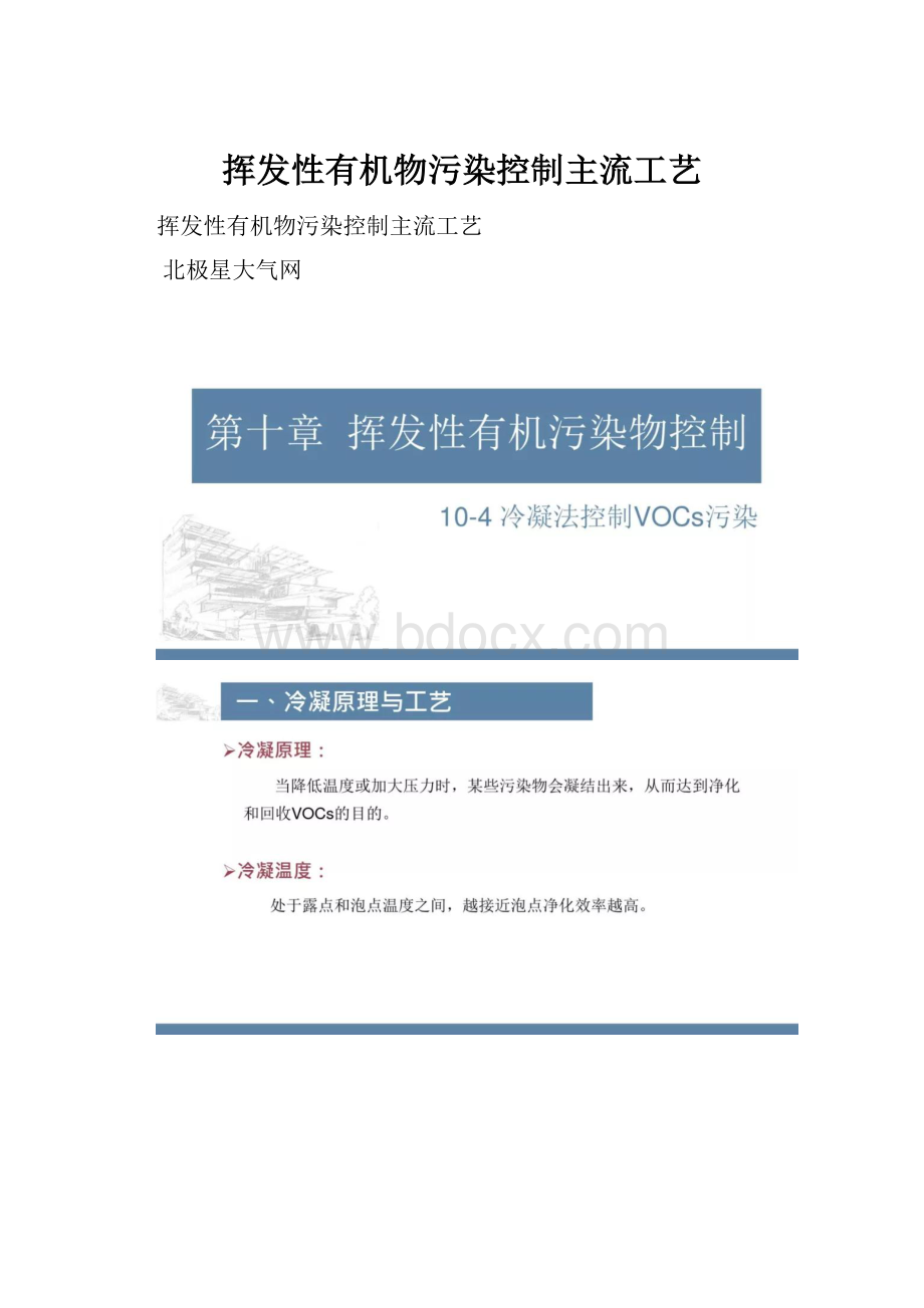 挥发性有机物污染控制主流工艺.docx_第1页