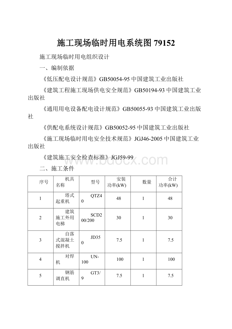 施工现场临时用电系统图79152.docx_第1页