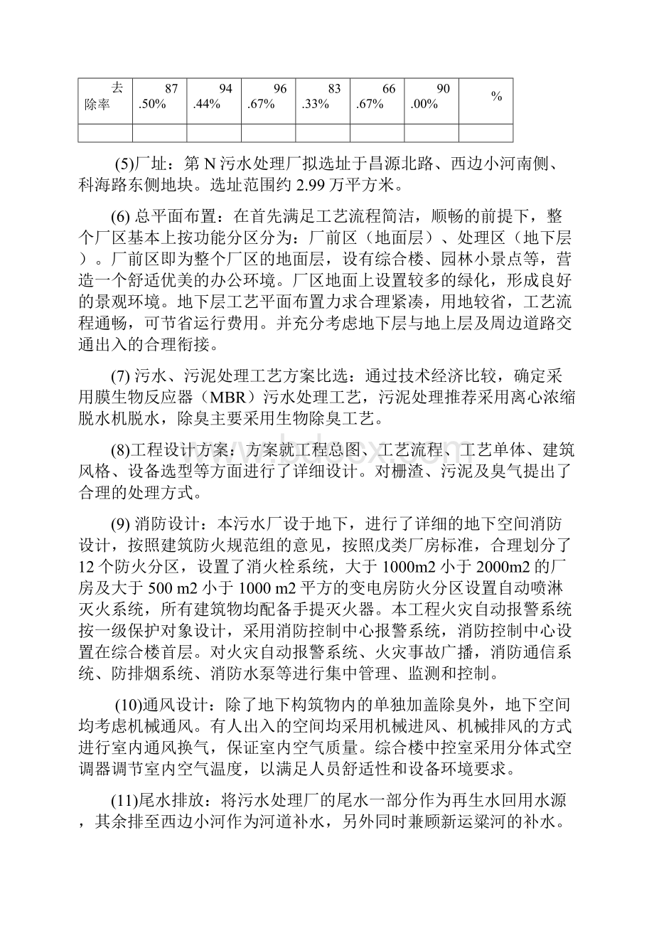 商业计划书研究报告互联网+XX市第N污水处理厂工程 XX市第N污水处理厂可行性研究报告.docx_第3页