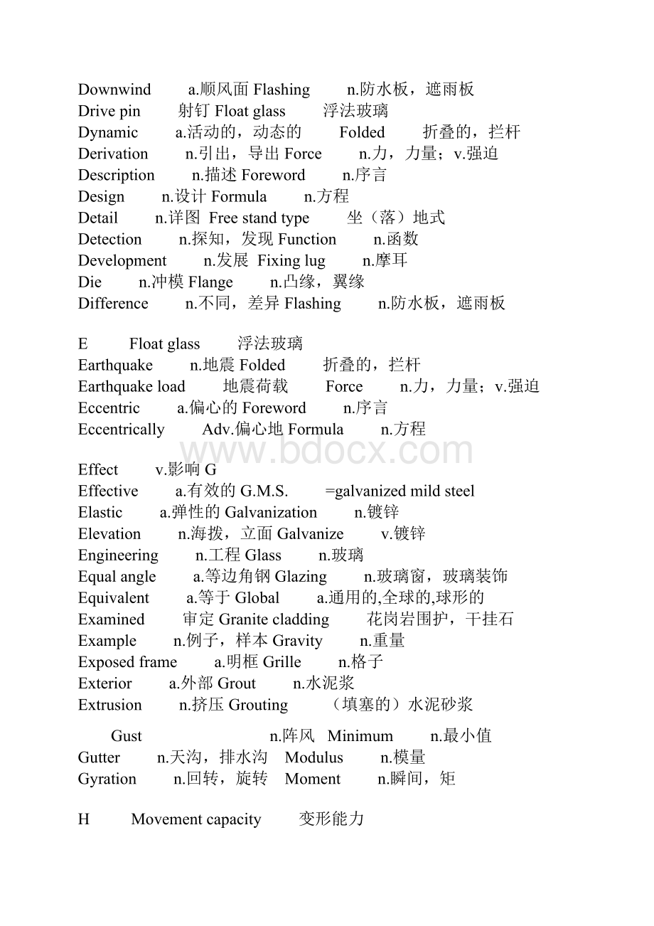 幕墙常用英语.docx_第3页