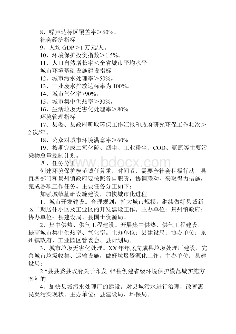 创建省级环境保护模范县城实施方案.docx_第2页