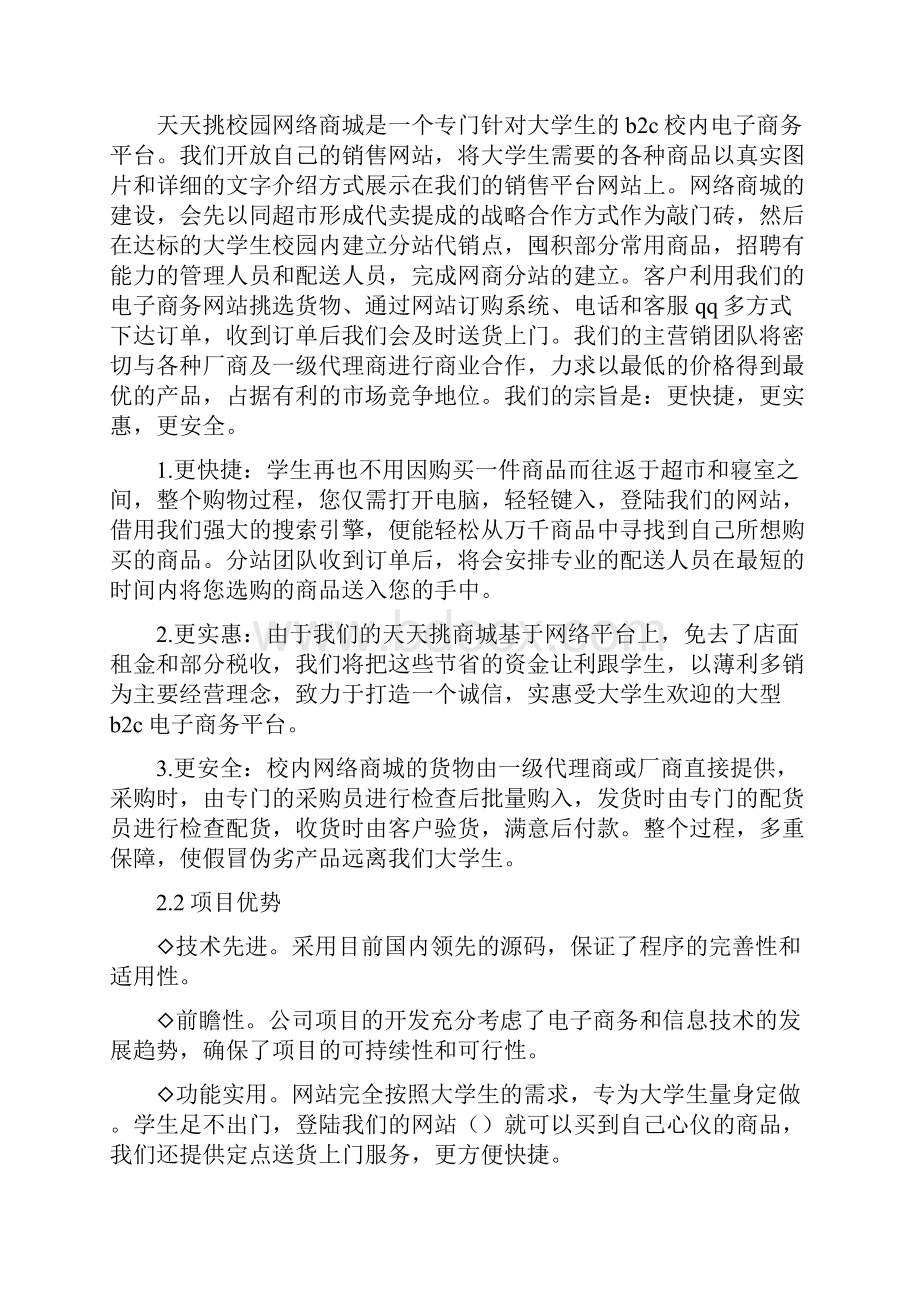 网站 商业策划书.docx_第3页