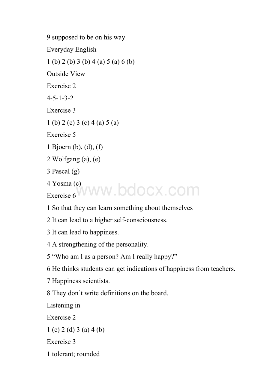 新实用标准大学英语视听说教程3 Units 110问题详解.docx_第3页