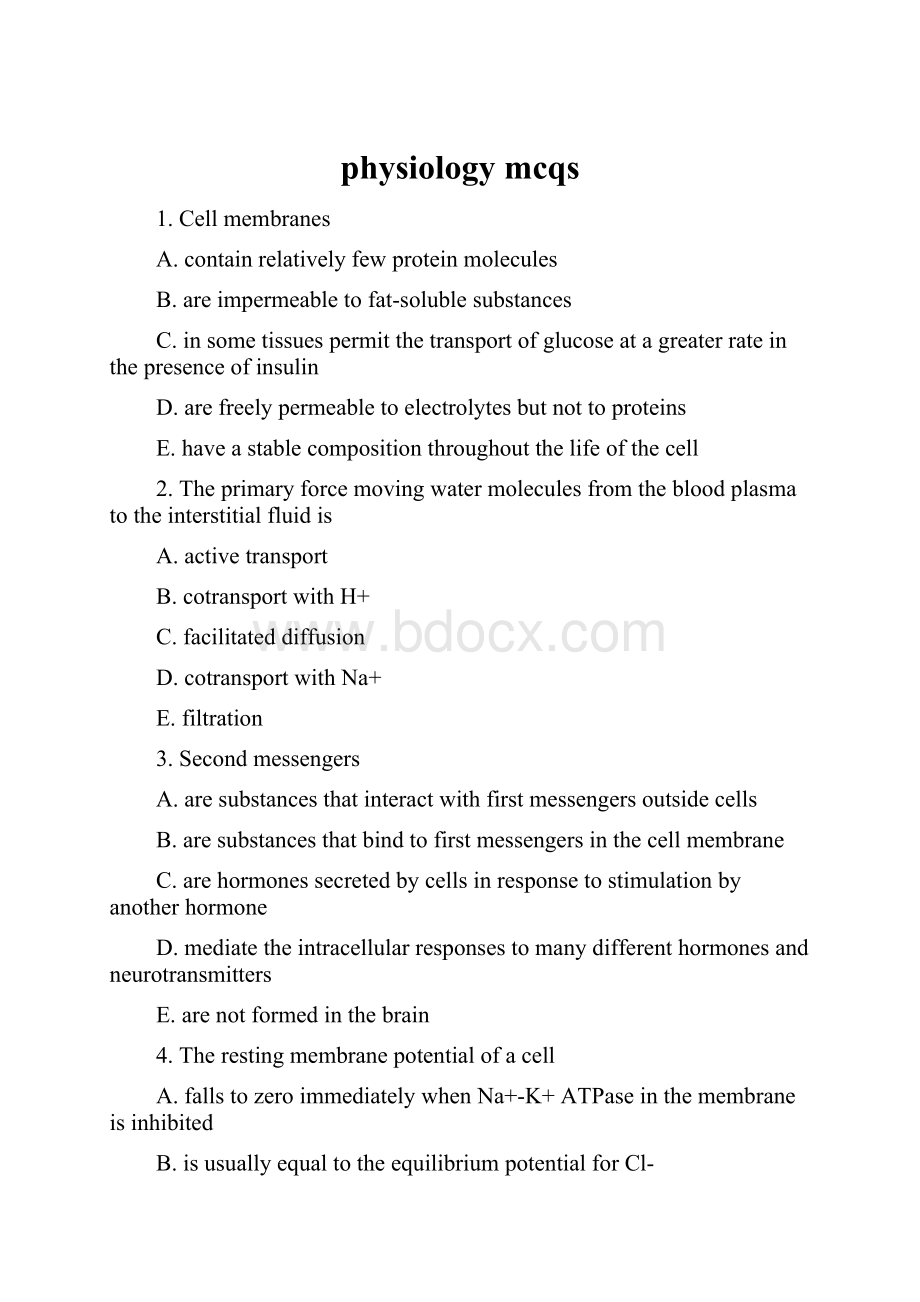 physiology mcqs.docx_第1页