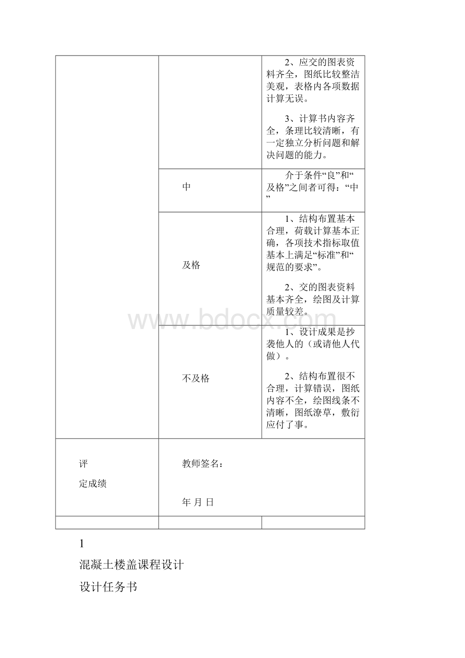 混凝土某多层厂房楼盖课程设计心得模版.docx_第2页