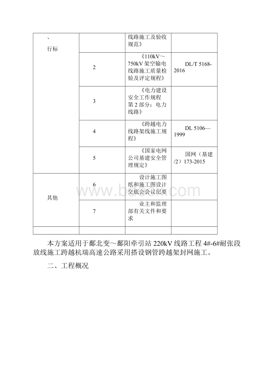 鄱北线跨越杭瑞高速公路施工方案.docx_第2页