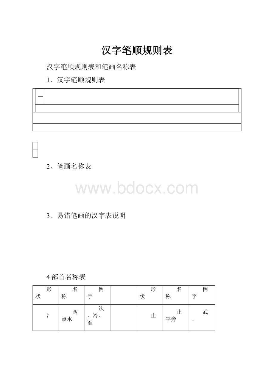 汉字笔顺规则表.docx