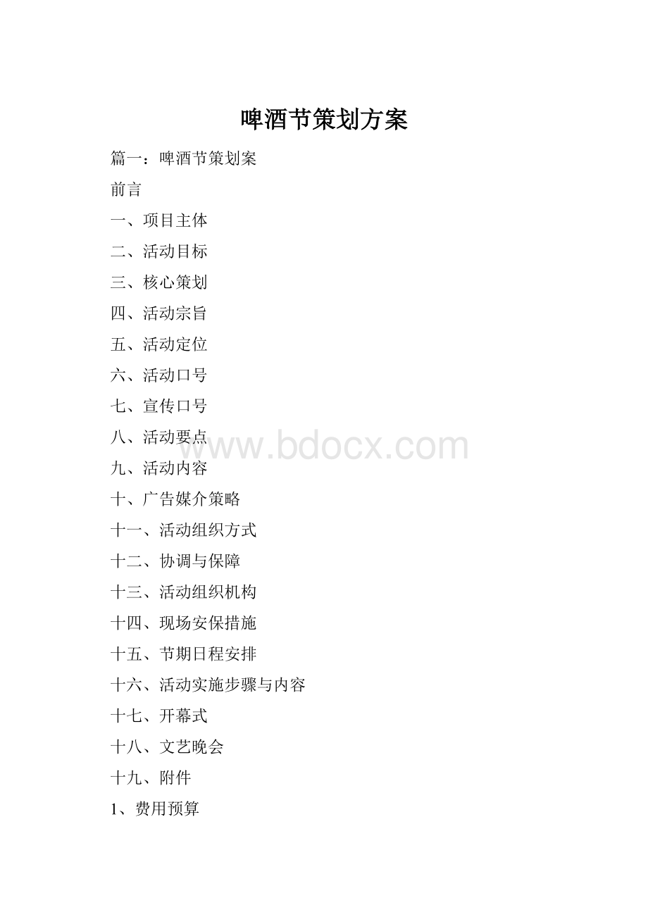 啤酒节策划方案.docx_第1页