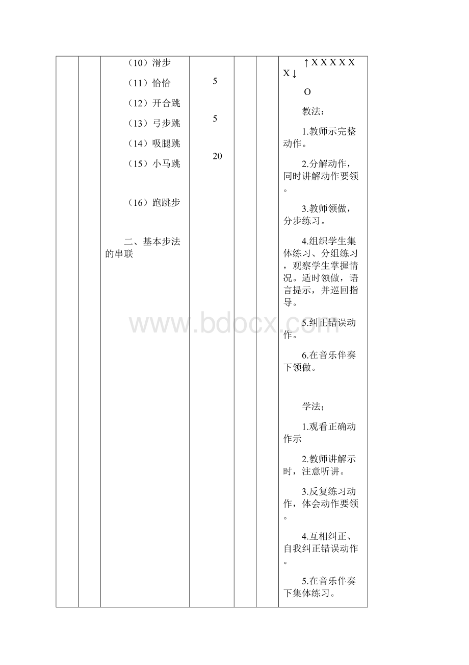 第三套大众健美操三级教学案.docx_第3页