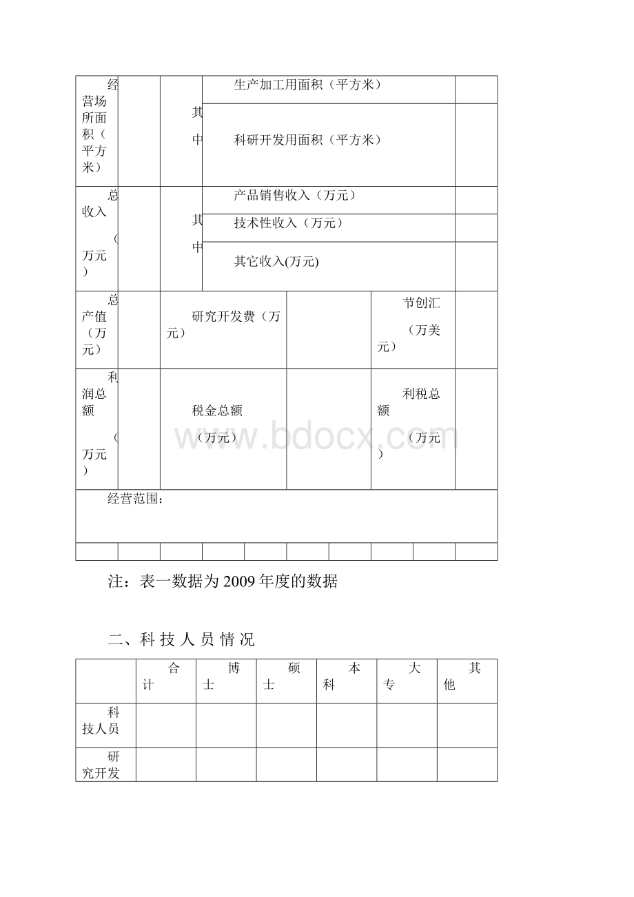 科技型高成长中小企业认定申请书.docx_第2页