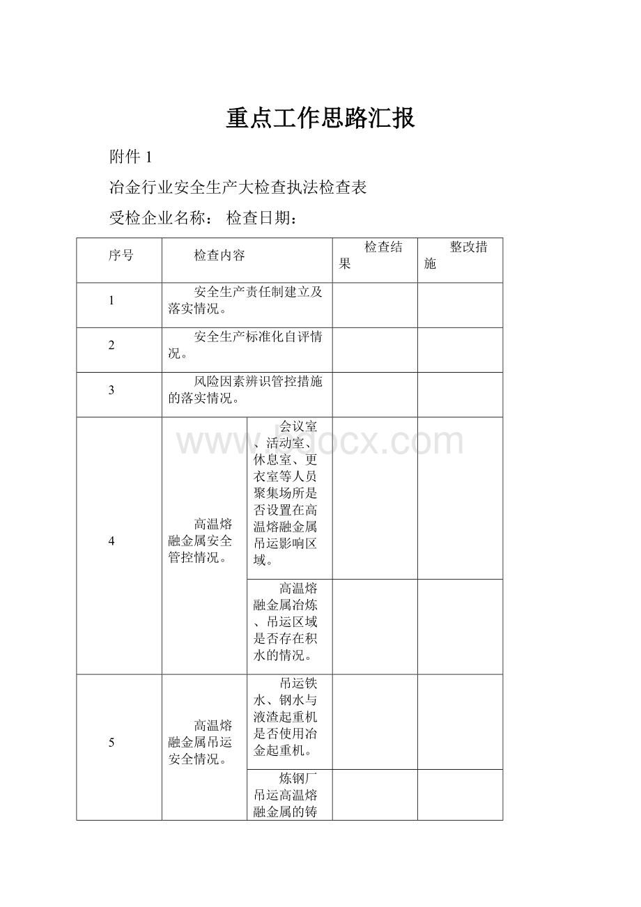 重点工作思路汇报.docx