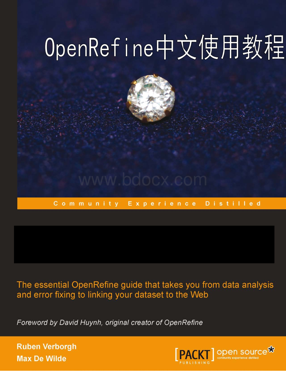 OpenRefine中文使用教程.doc