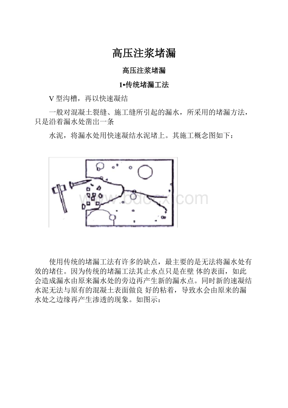 高压注浆堵漏.docx