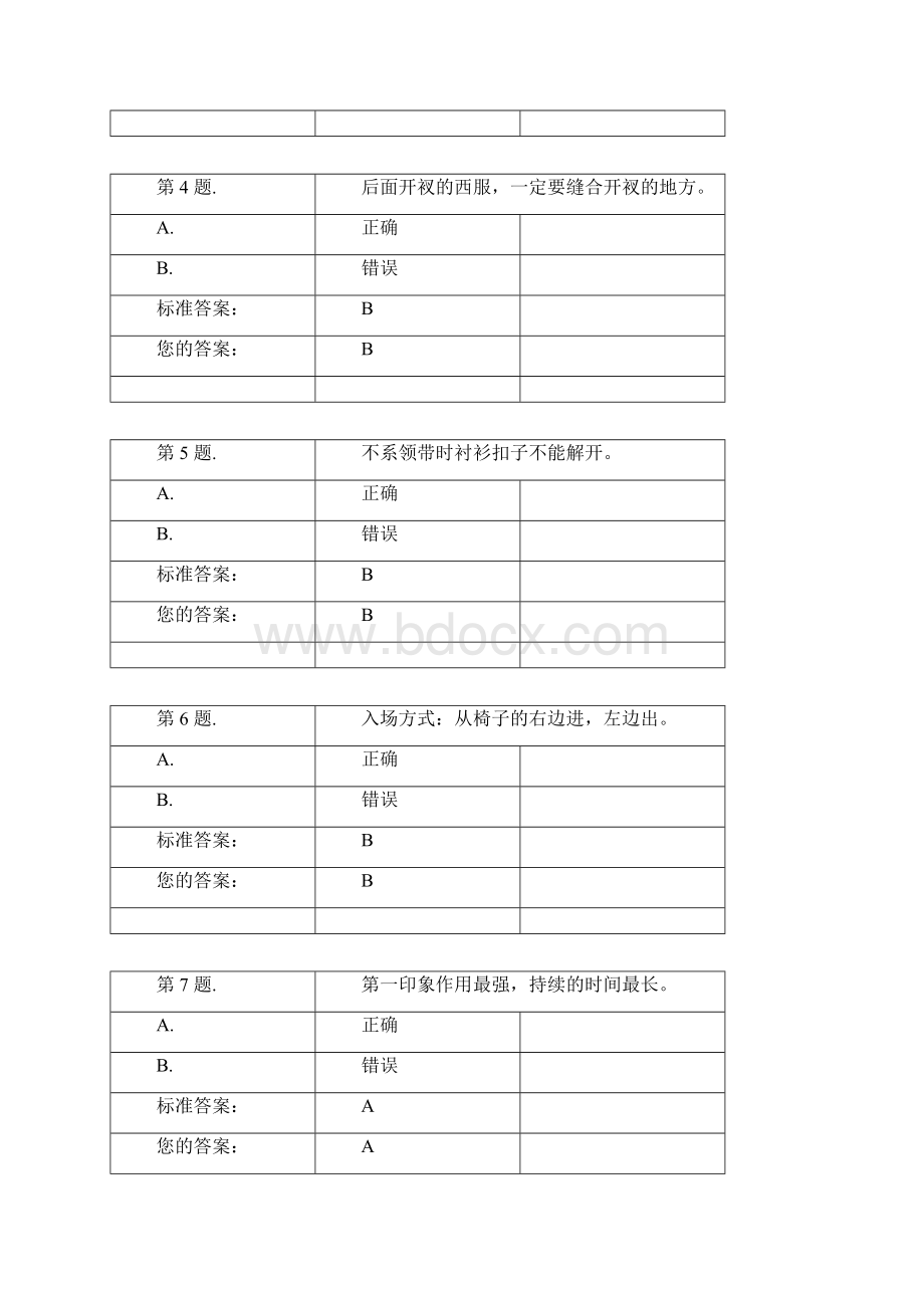 最新 礼仪试题库及答案.docx_第2页