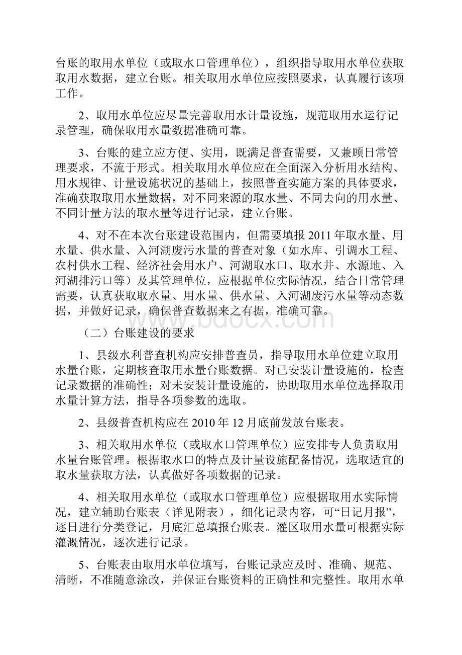 第一次全国水利普查台账建设技术规定.docx_第3页