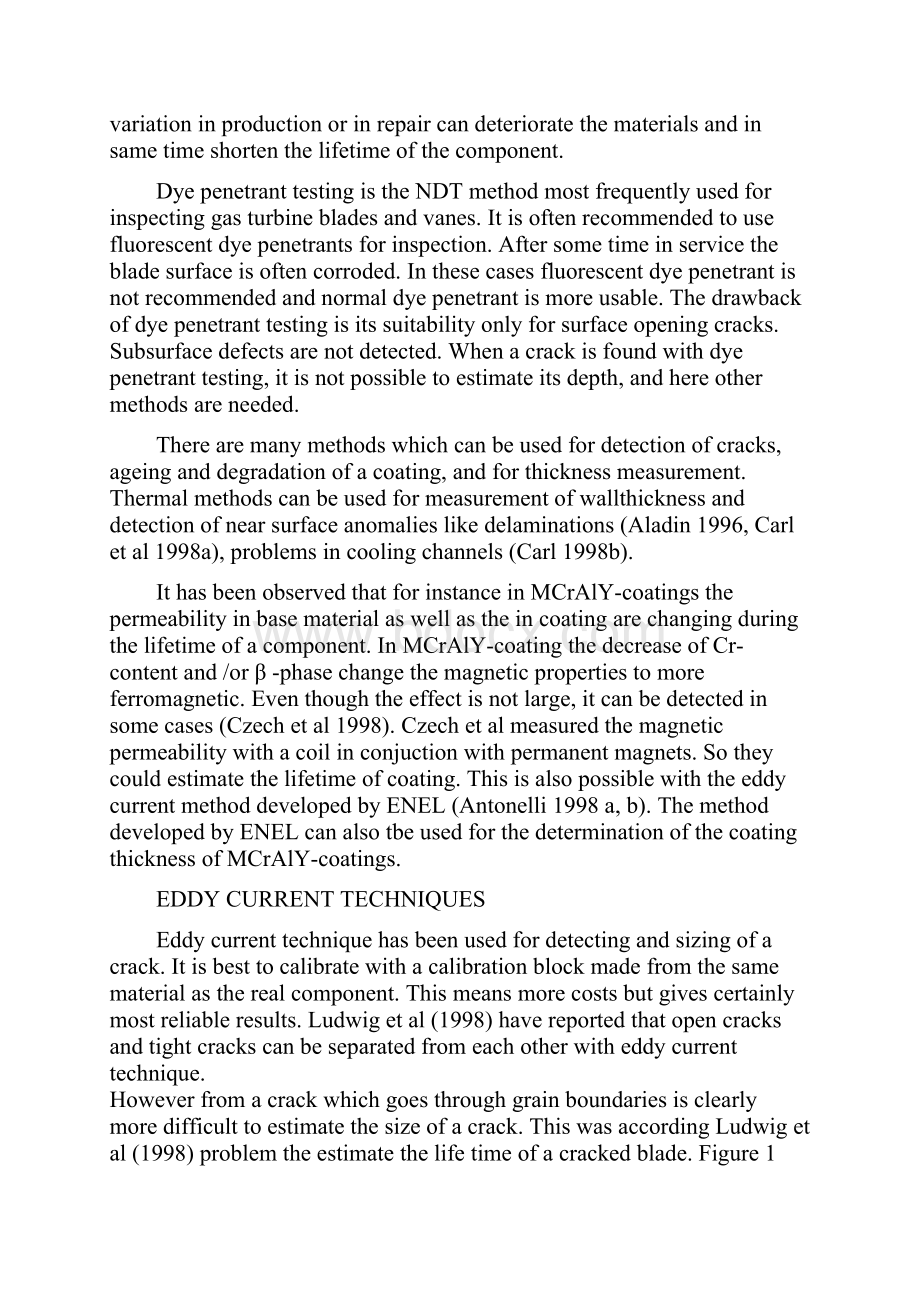 NDT methods for revealing anomalies and defects in gas turbine blades.docx_第2页