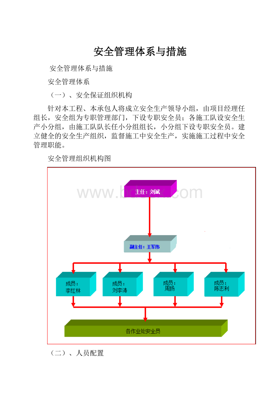 安全管理体系与措施.docx_第1页