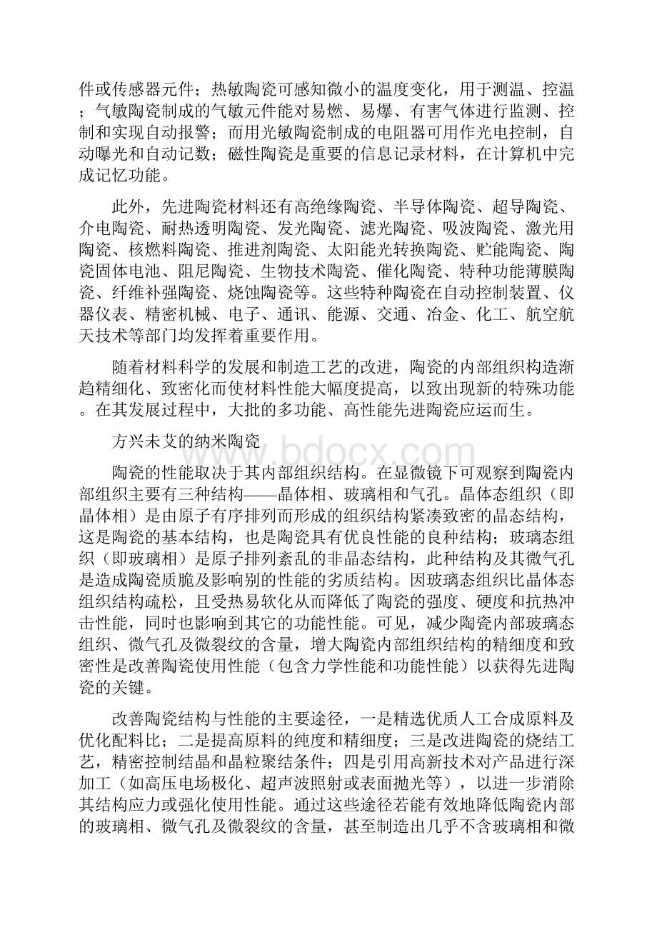 先进陶瓷及其应用集锦.docx_第2页