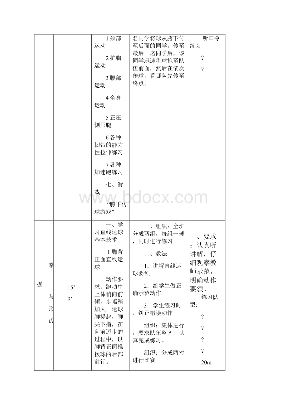 小学足球课教案全集.docx_第2页