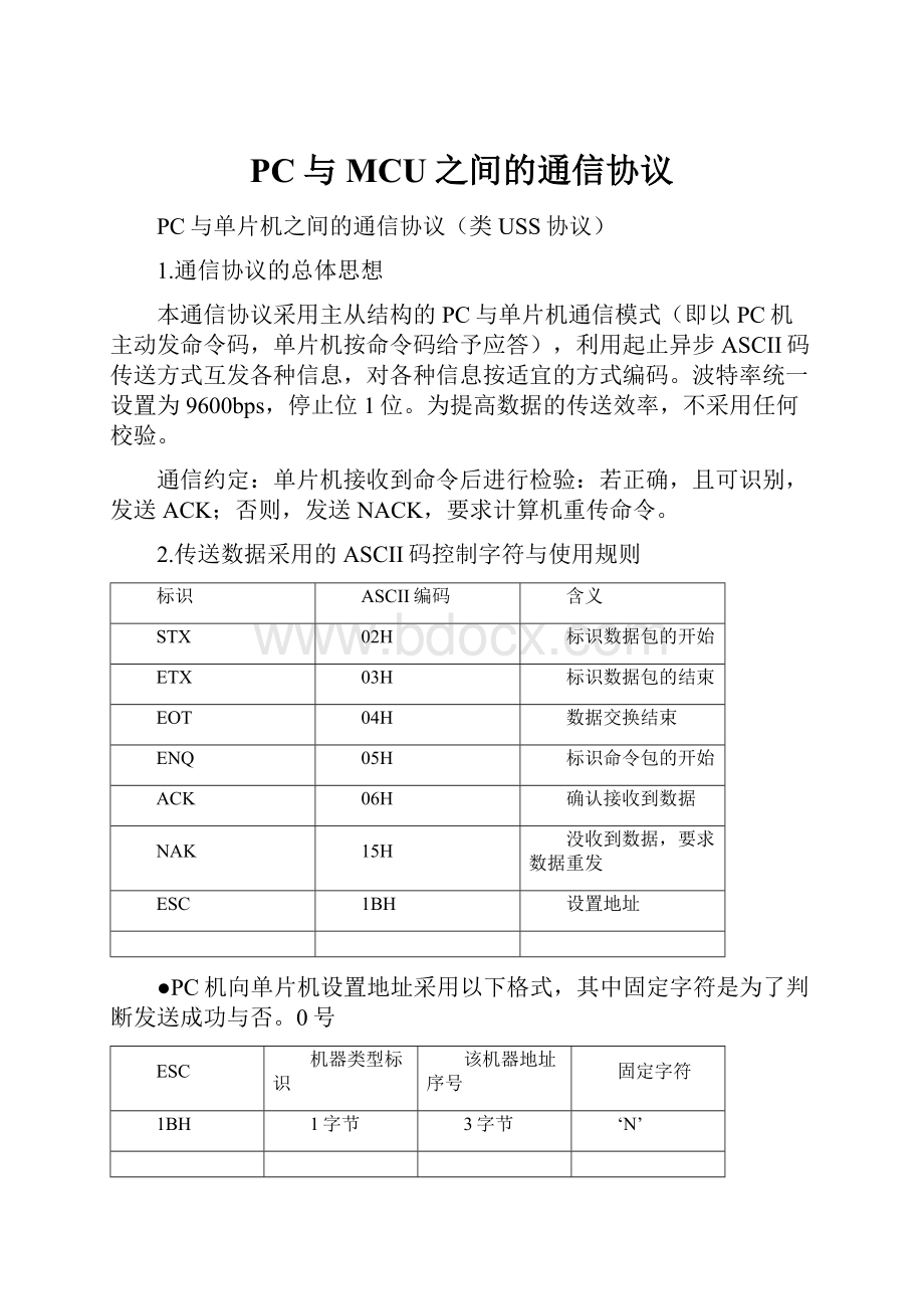 PC与MCU之间的通信协议.docx_第1页