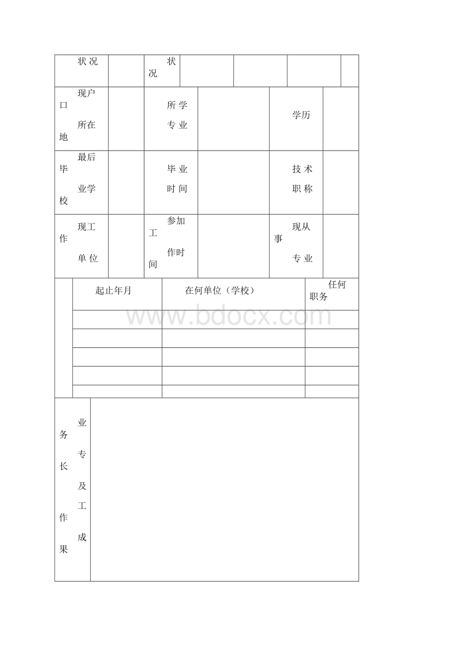 标准正规个人简历表格正式版.docx_第2页