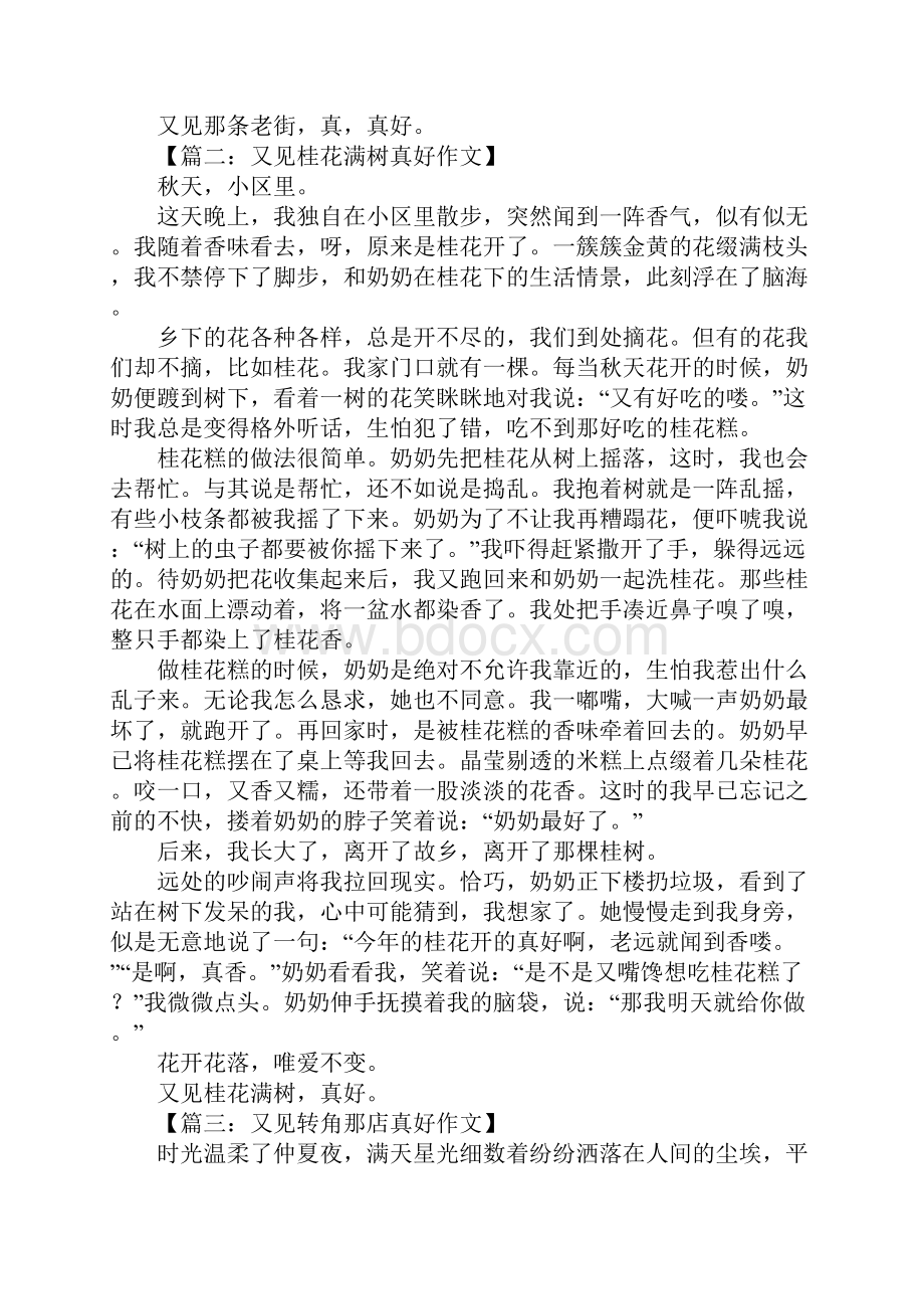 初三作文又见真好半命题作文.docx_第2页