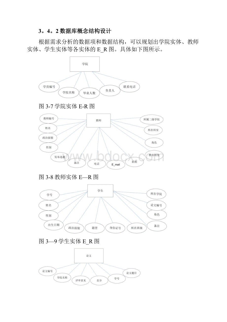 毕业论文管理系统的数据库设计范本模板.docx_第2页