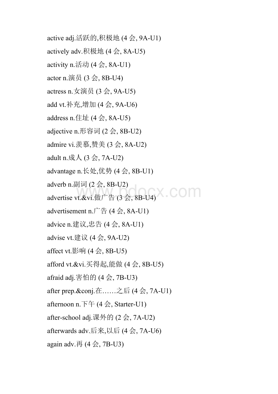 江苏中考复习英语词汇手册.docx_第2页