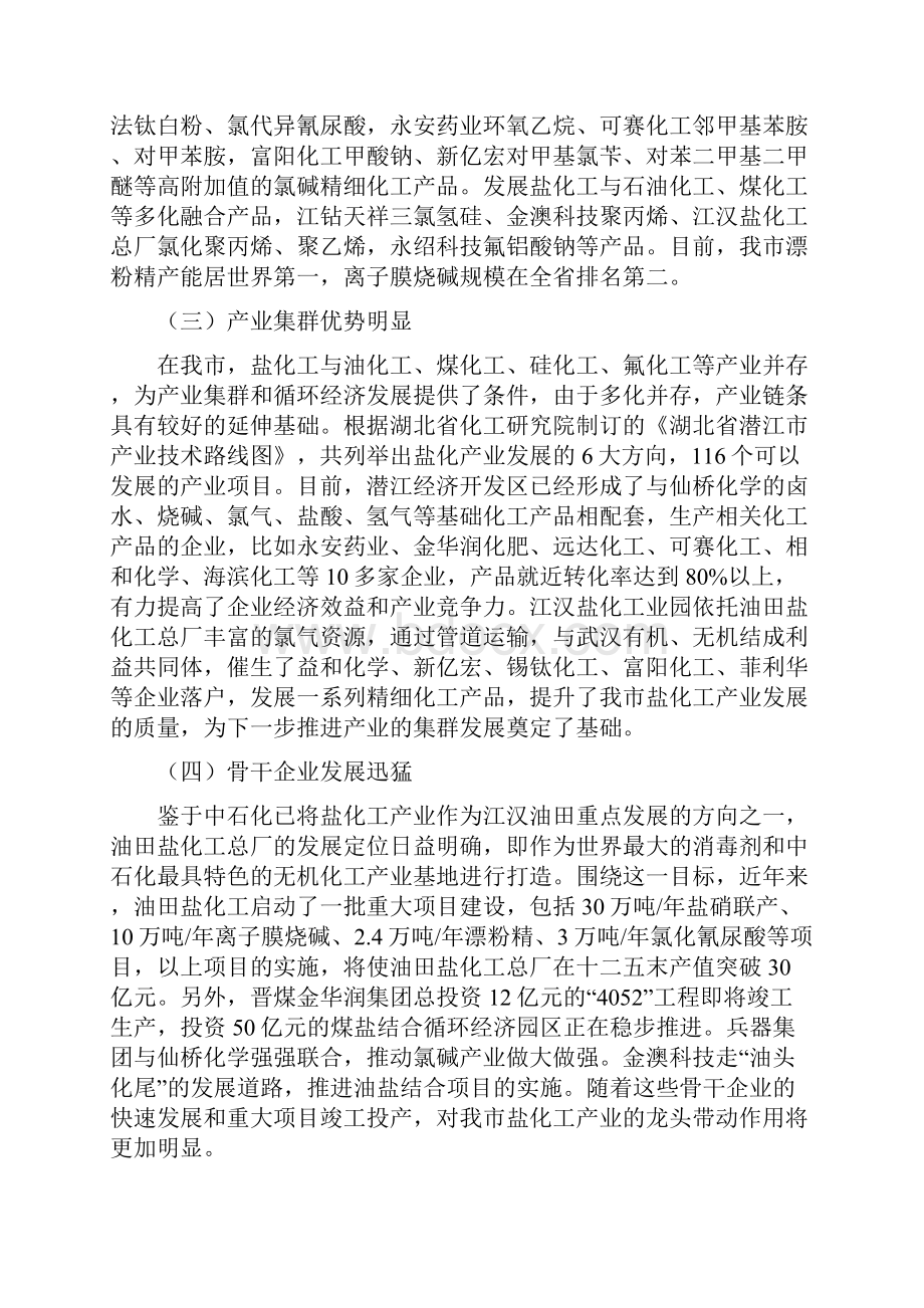 潜江市盐化工产业发展的调研报告讨论稿.docx_第2页