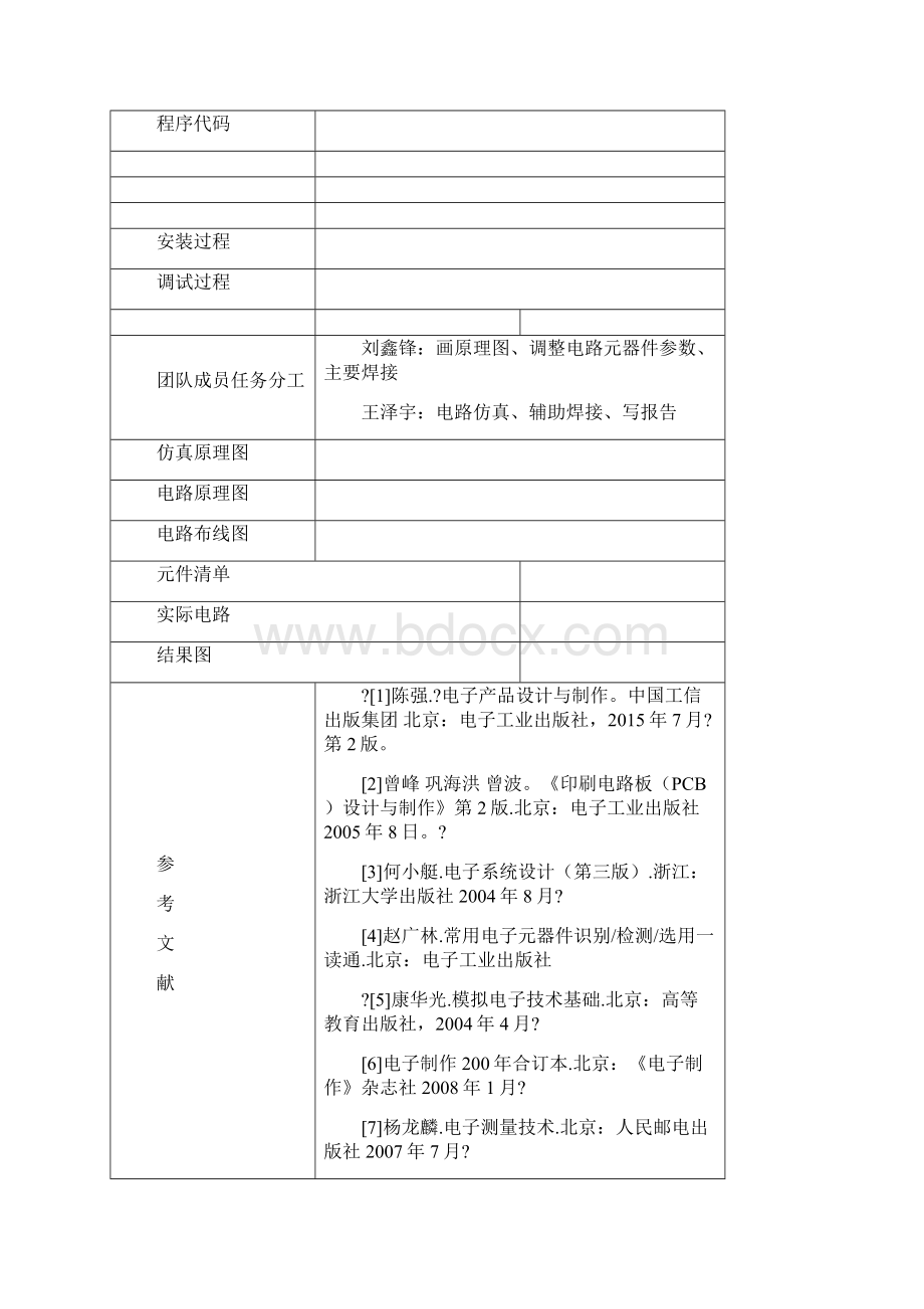 电子产品设计与制作实训报告.docx_第2页