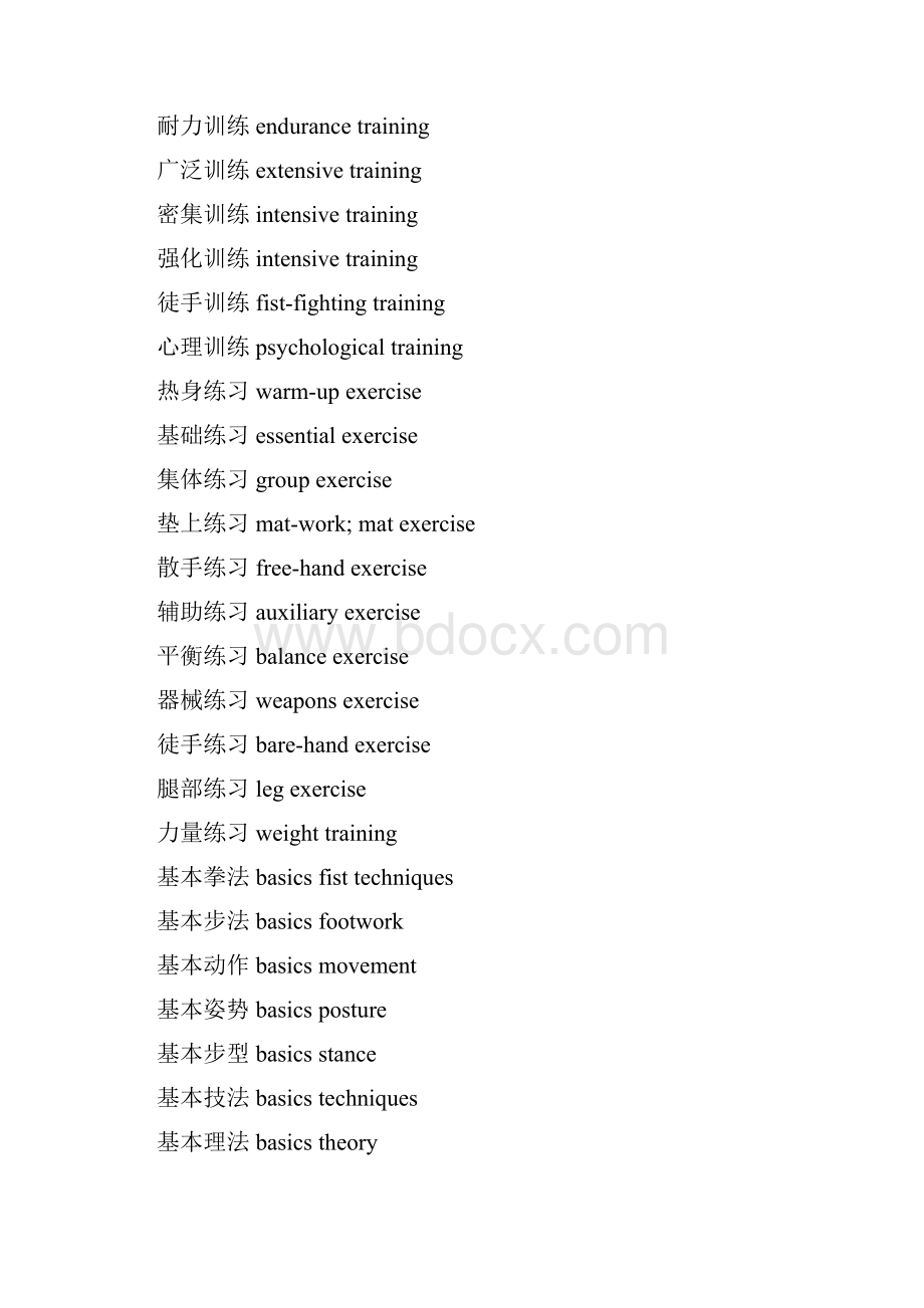 健身教练必备英语动作英语库.docx_第2页