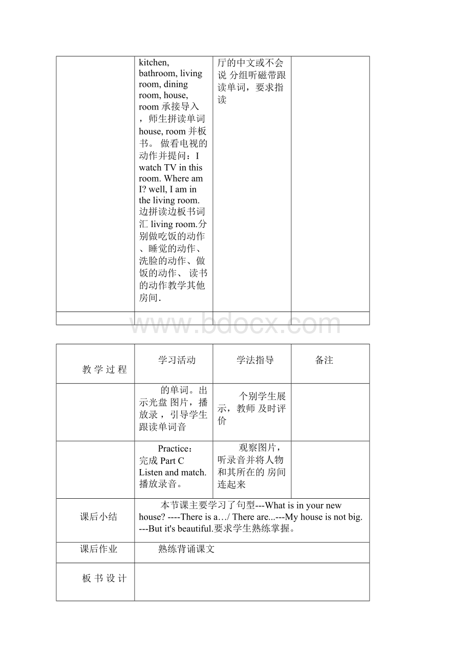 完整新建四年级英语下册第一课教案.docx_第3页