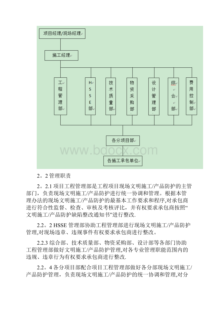 现场文明施工管理办法修改版最新范本模板.docx_第2页