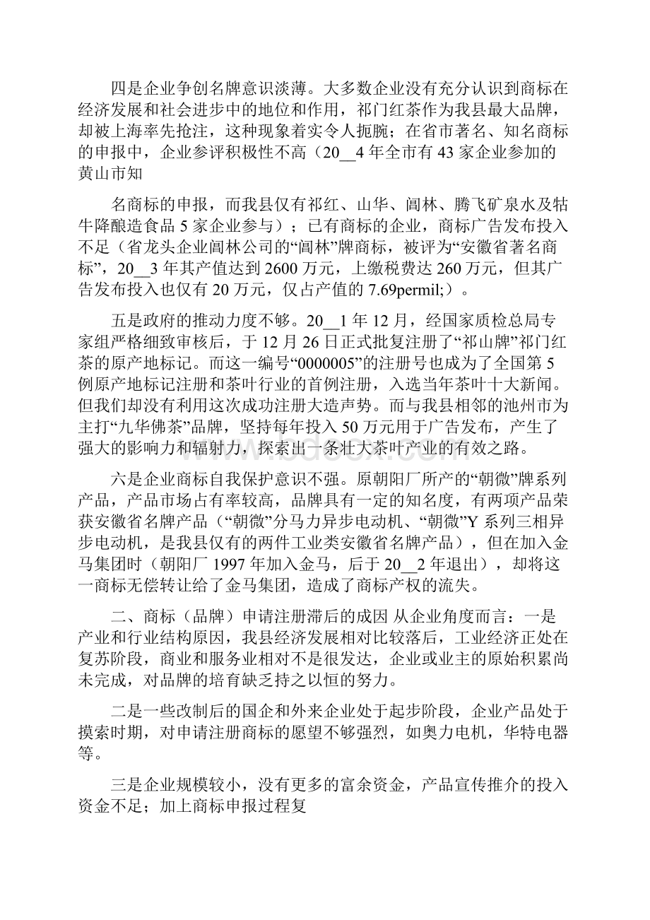 县商标品牌专题调研报告调研报告完整篇.docx_第3页