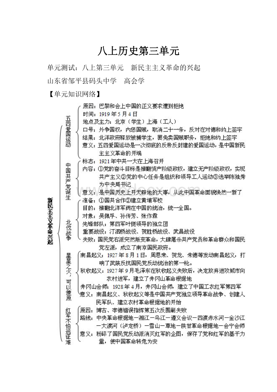 八上历史第三单元.docx_第1页