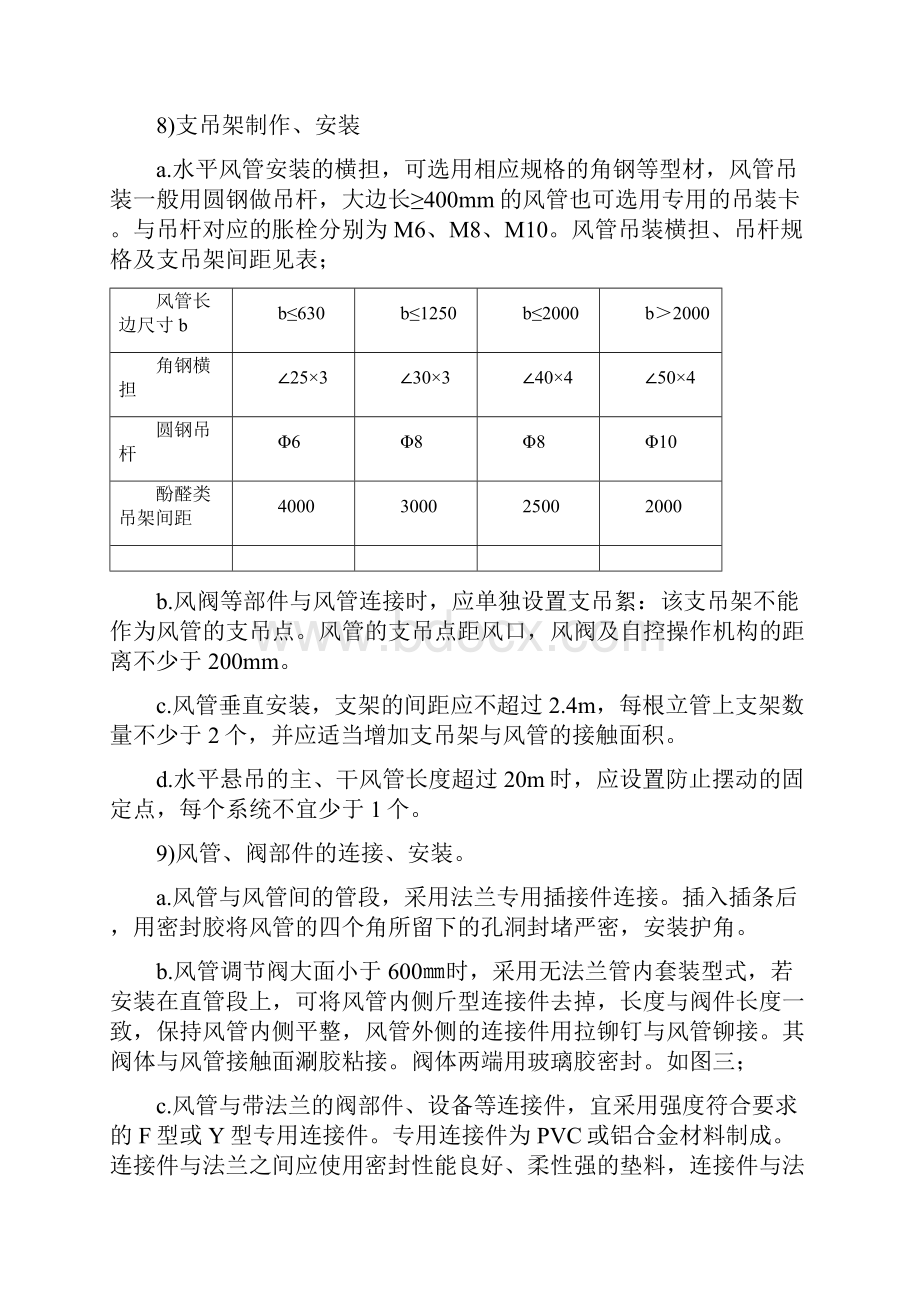 空调风系统施工工艺及施工方法.docx_第3页