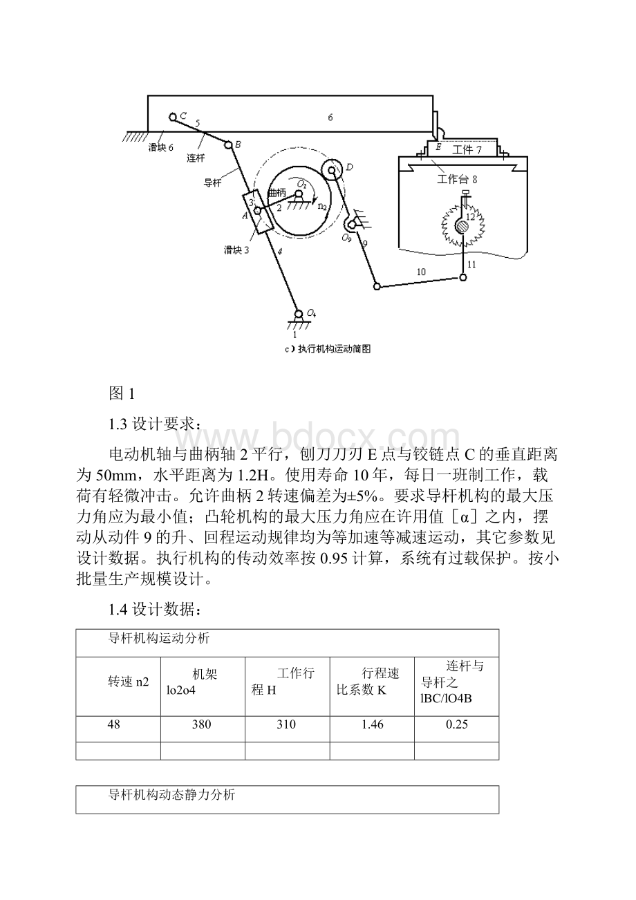 牛头刨床机械系统方案设计.docx_第2页