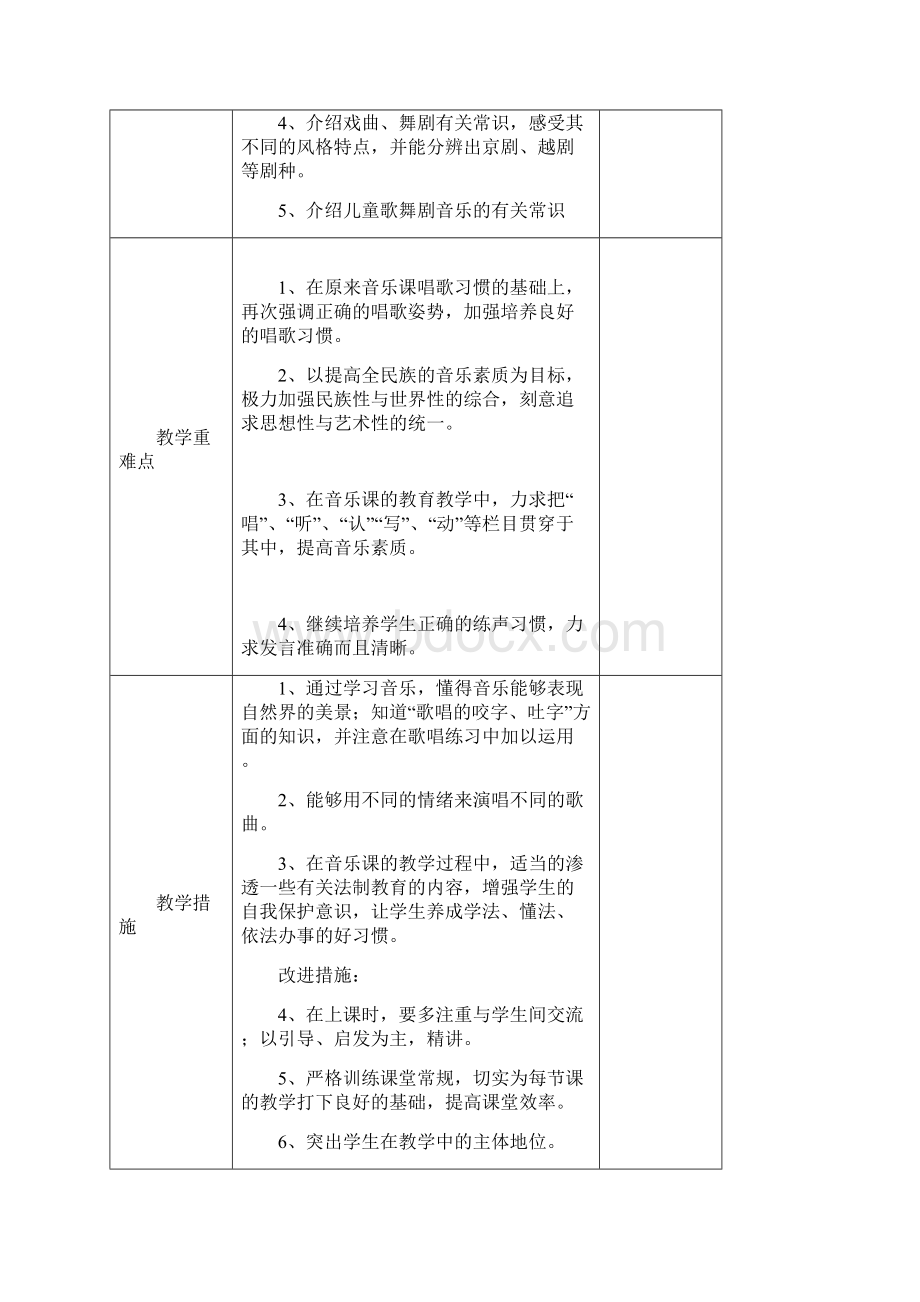 新广东花城版三年级音乐下册全册教案.docx_第2页