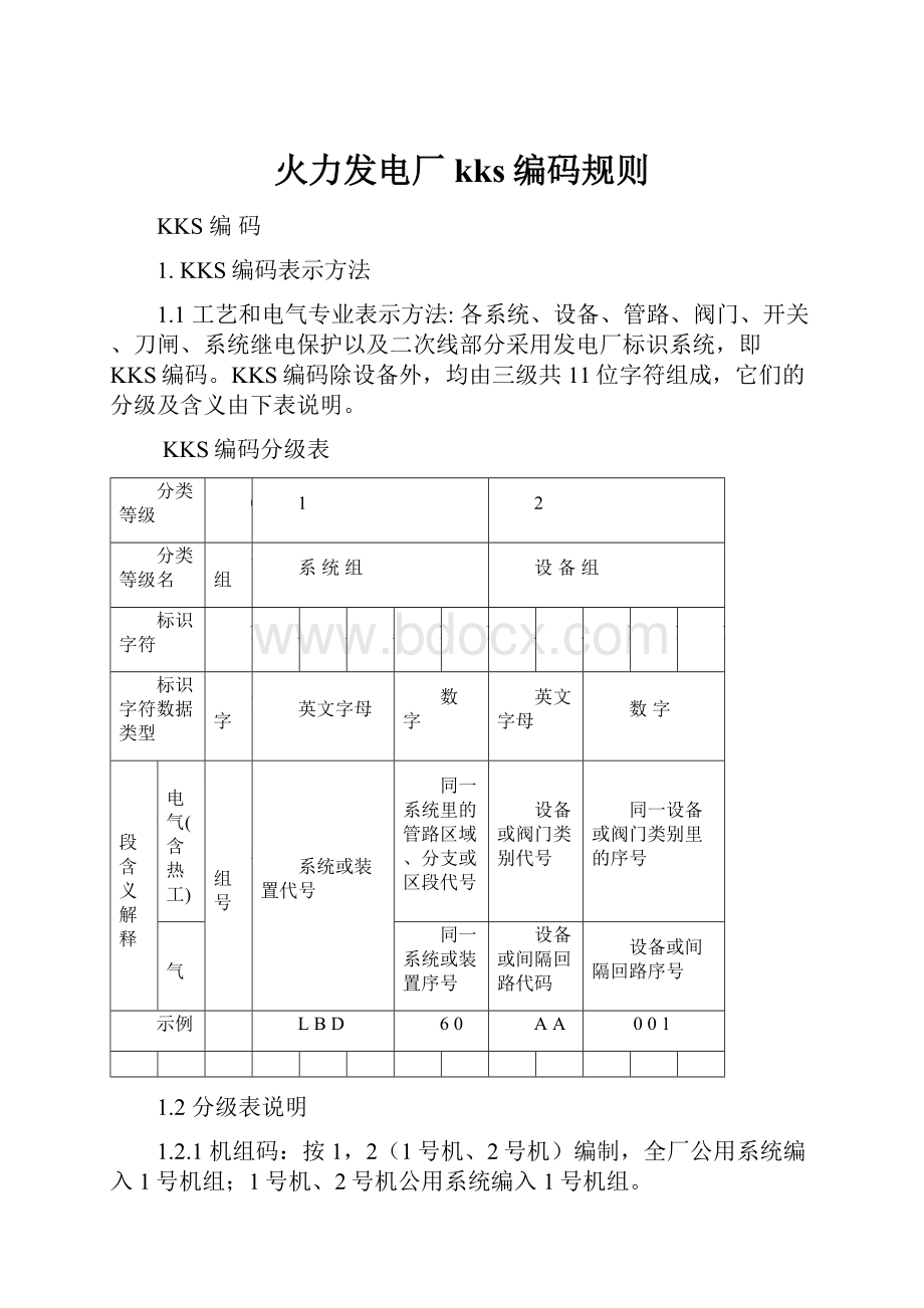 火力发电厂kks编码规则.docx_第1页