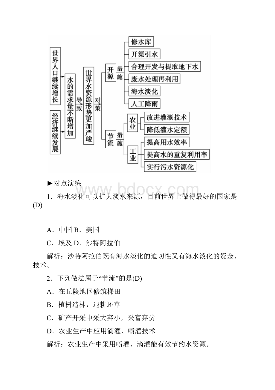 高中地理第三章第三节可再生资源的合理利用与保护学案新人教版选修6.docx_第3页