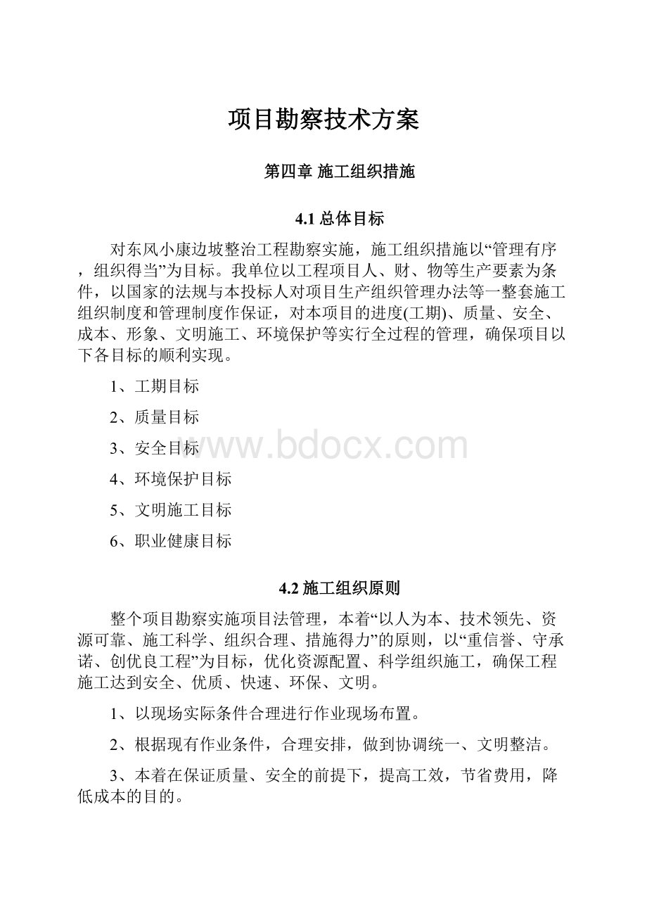 项目勘察技术方案.docx_第1页