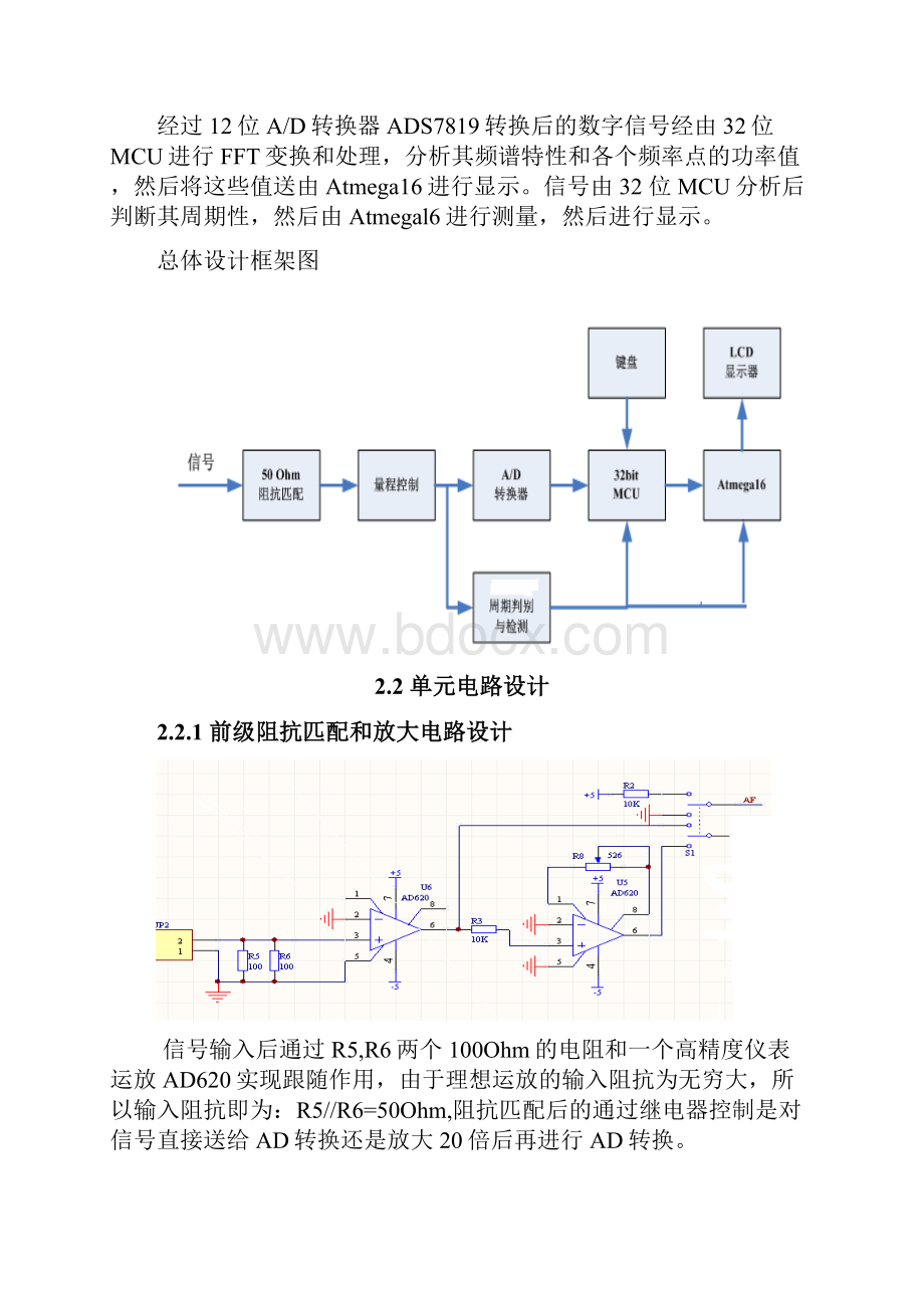 音频信号频谱分析采用LCD点阵液晶显示.docx_第3页