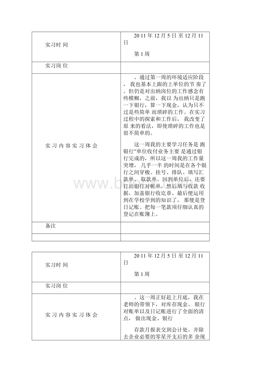 会计15篇顶岗实习周记.docx_第2页